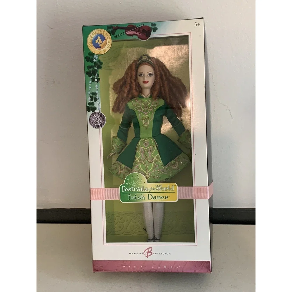 Irish Dance Festivals‎ of the World Barbie Pink Label Doll 2006 Mattel K7920 NEW